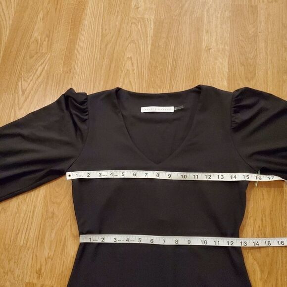 Susana Monaco Long Blouson Sleeve Dress - Picture 7 of 10